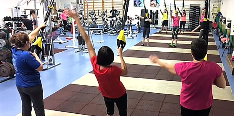 Cours collectif trx training avec le CHM Plouhinec Pointe du Raz