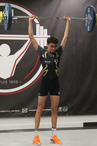 Beau jeté Ethan, beau record... <br />E. jeté 68kg / Total IWF 206.39