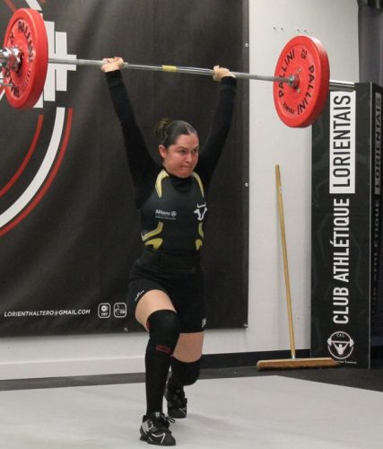 Bravo Nono, tu progresses à l’épaulé…<br />E. jeté 70kg / Total IWF 165.28pts