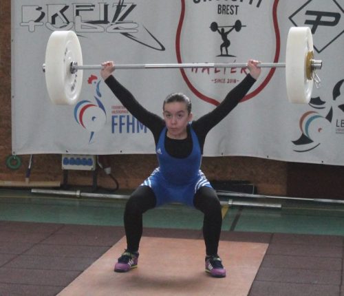 Bravo Keyla, beau record.... Arraché 23kg