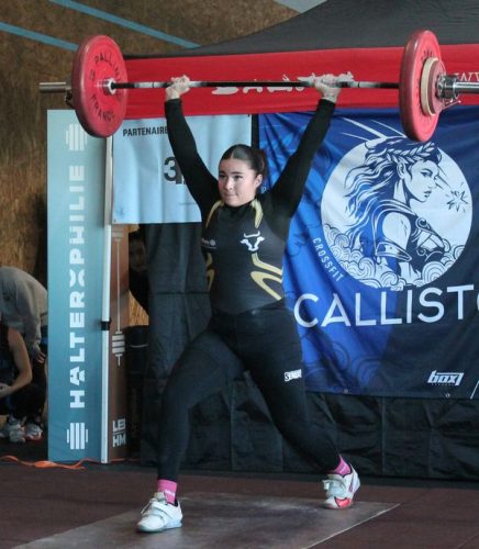 Beau jeté Ambre, beau mach..... E. Jeté 85kg / Total 169.66pts IWF