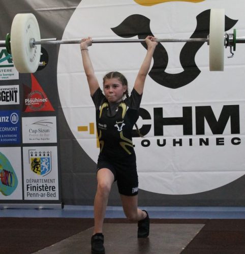 Et encore un record, bravo Elyne... E. Jeté 32kg / Total 108kg