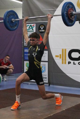 Beau jeté Ethan... Bravo pour ta belle qualification.... E.Jeté 70kg / Total 124kg