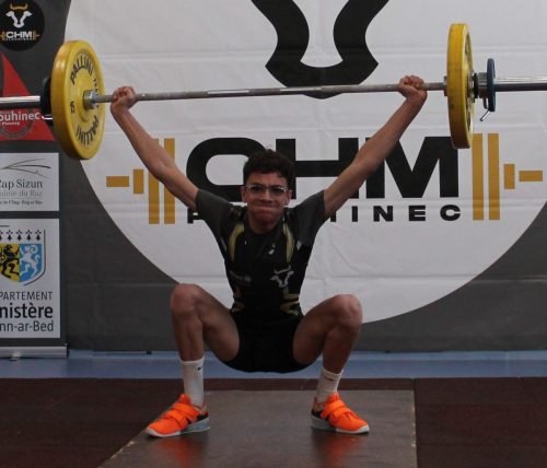 Dommage, elle était pas loin la troisième. Bravo Ethan. Arraché 59kg