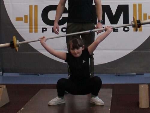 Un peu penché mais bravo Emma. Arraché 8kg