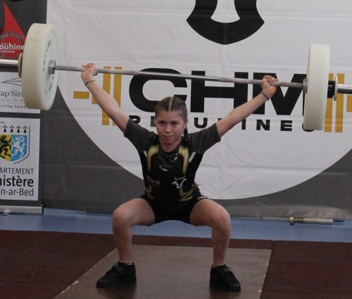 Beau record Elyne , bravo. Arraché 26kg