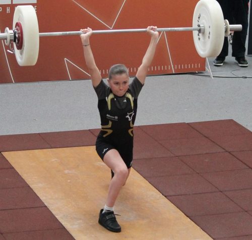 Bravo Elyne, beau jeté... E. jeté  35kg