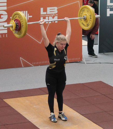 Et un record de lus. Bravo Lorelei... E. jeté 58kg....
