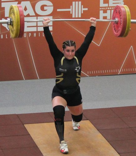 Bravo Ambre, belle qualification....E. jeté 100kg 