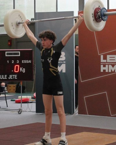 Il y a encore du boulot Enzo... Arraché 44kg