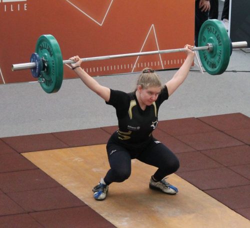 Et un record de battu, bravo Lorelei... Arraché 44kg