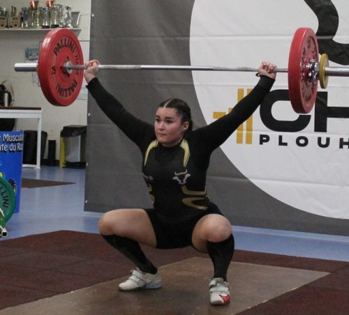 Bravo Ambre, continue comme ça.... Arraché 73kg.