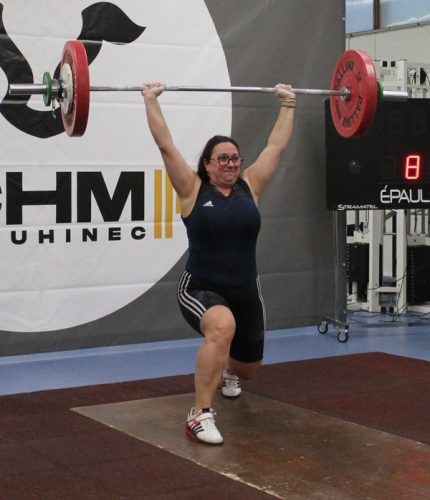 Bravo Céline belle, bravo.... E. Jeté 82kg / Total IWF 156.73 