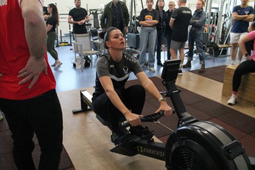 L'épreuve cardio, le rameur...