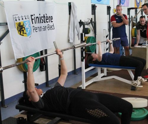 Développé couché pour les finalistes