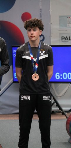 Belle médaille de bronze Enzo, bien mérité....