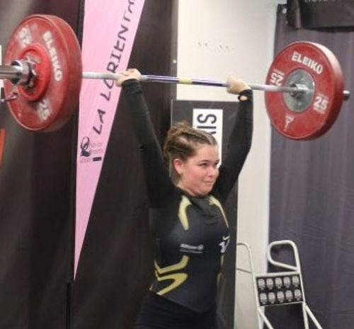 Beau jeté Lolo, bien dynamique.... E.jeté 75kg / Total IWF168.90pts