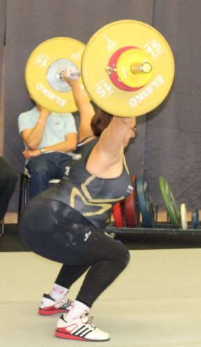 Bel arraché, avec un tirage bien droit..... Arraché 58kg